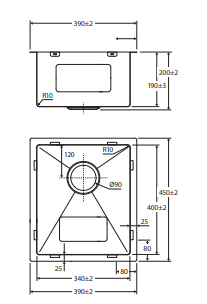 Hana 27L Single Kitchen Sink