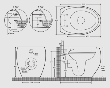 Rak Cloud Soft Close Quick Release Toilet Seat Matte Black