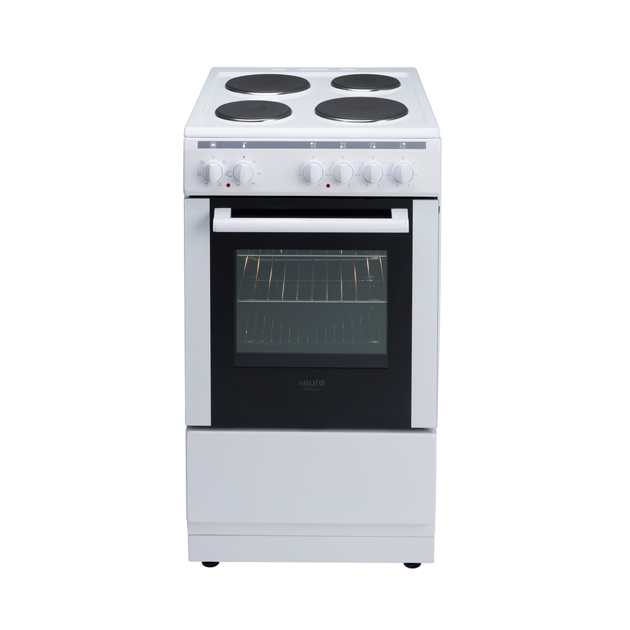 50cm Freestanding Cooker , 5 x Function Electric Oven, Cooktop 4 x Solid EGO Electric Elements Bottom Storage | Pilbara Bathroom Warehouse - Perth, Western Australia