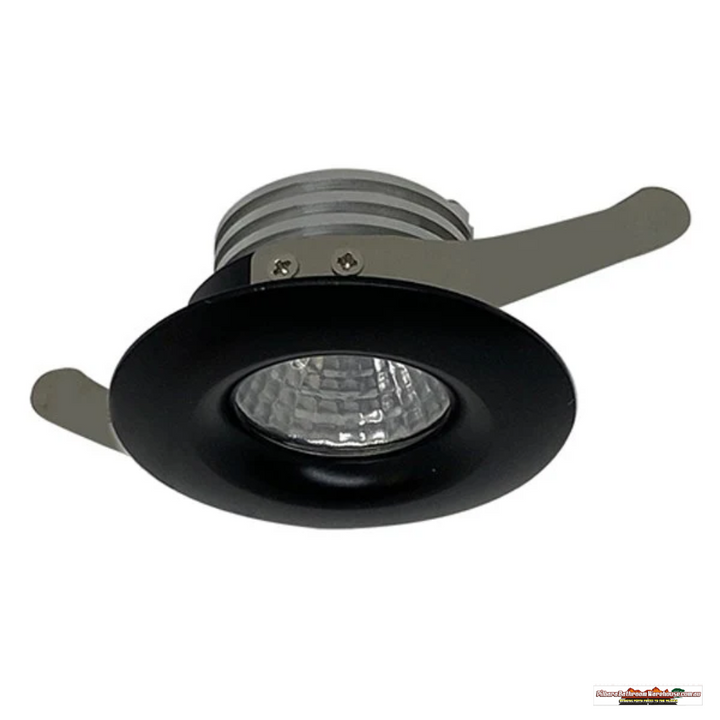 50mm Duro LED Downlight 3W - Black Finish