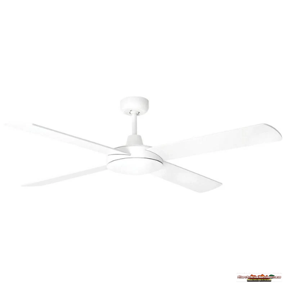 52″ (1320mm) Tempest AC Ceiling Fan in White, Silver or Black