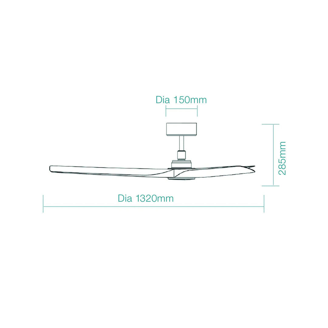 52" Cordoba Smart DC Ceiling Fan with Light