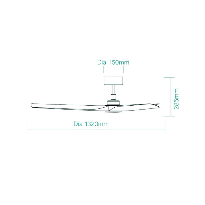 52" Cordoba Smart DC Ceiling Fan with Light