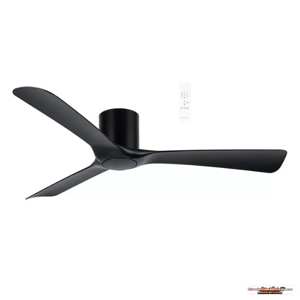 52" Fresno Smart WiFi DC Ceiling Fan – Black or White