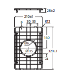 Hana 10L Sink Protector, PVD Carbon Metal