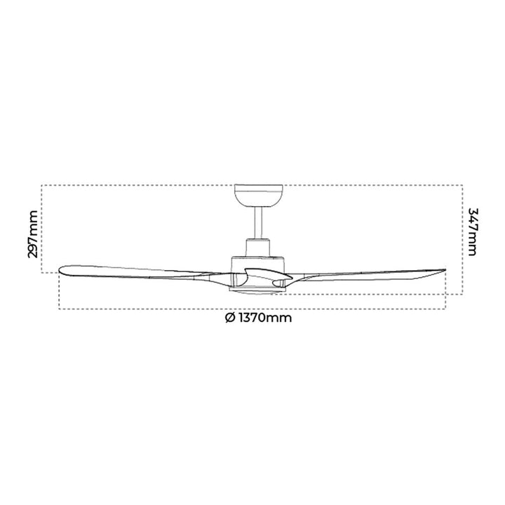 54" Keppel DC Ceiling Fan with Light
