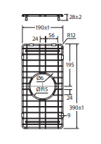 Hana 15L Sink Protector, Stainless Steel