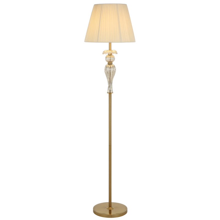 Cadiz Floor Lamp Base Only in Antique Gold or Chrome