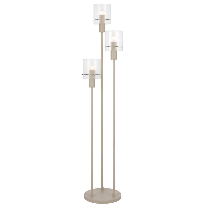 Mika Floor Lamp 3Lt in Grey