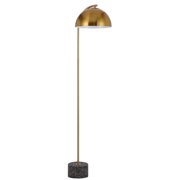 Ortez Floor Lamp in Black/Antique Gold, White/Antique Gold or White/Bronze