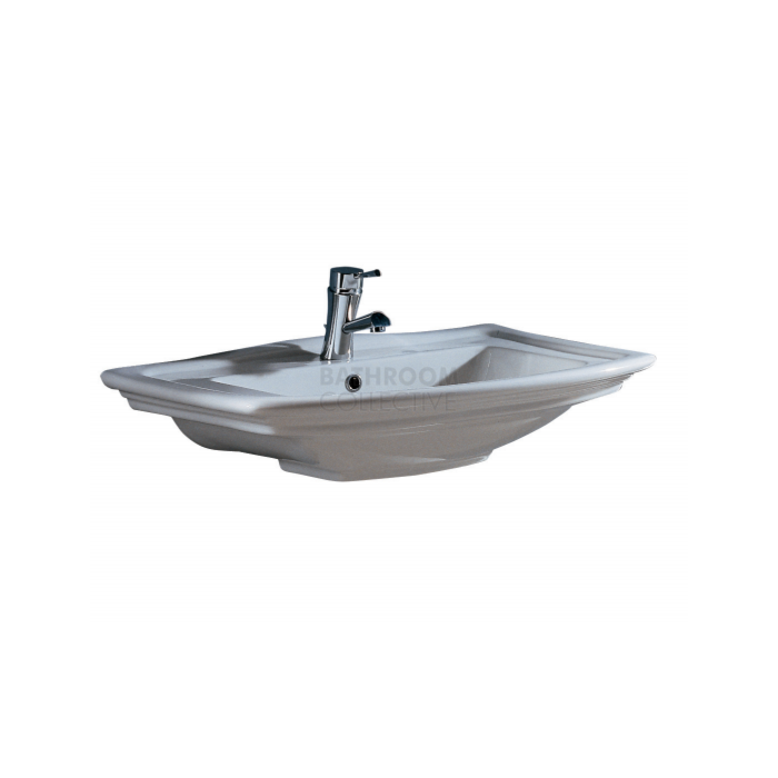 RAK Washington Wall Basin, 3 Tap Holes – Pilbara Bathroom Warehouse Perth and regional Western Australia