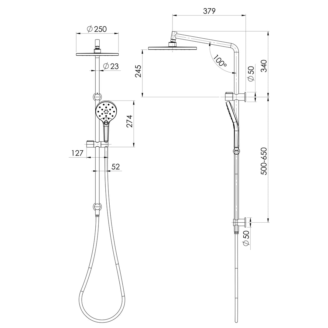 Ormond Twin Shower - 4 Star