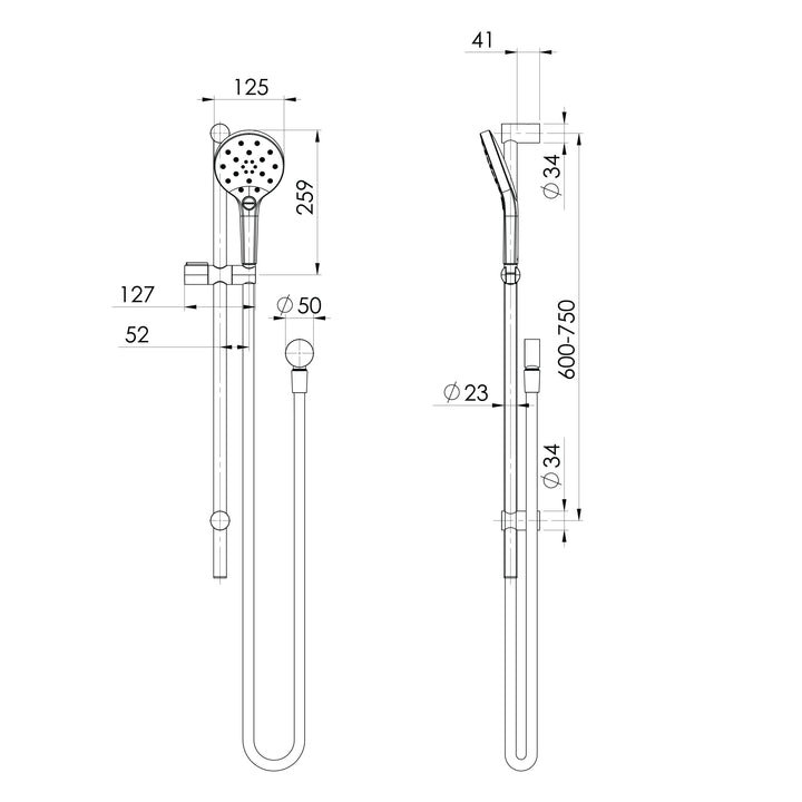 Ormond Rail Shower