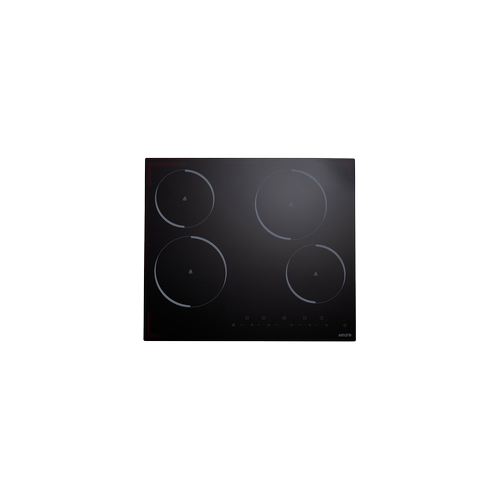 60cm 4 Zone Electric Cooktop Touch Control Black Glass Double Relay | Pilbara Bathroom Warehouse - Perth, Western Australia