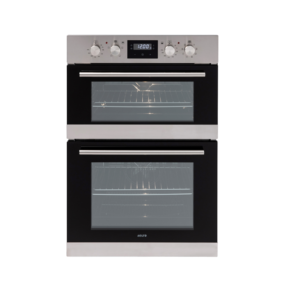 60cm/w x 88cm/h , Double Oven , Top Oven, 4 x function 40ltr Gross capacity,Bottom Oven, 8 x function 61tr Gross capacity Programmable Timer Touch Clock | Pilbara Bathroom Warehouse - Perth, Western Australia