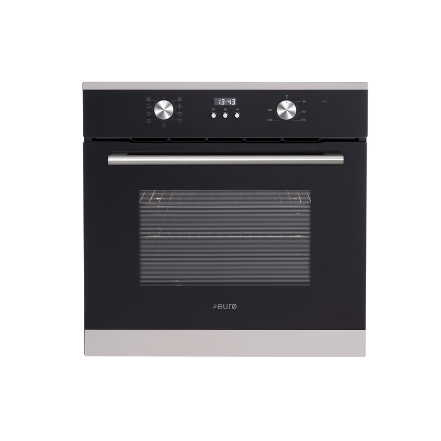 60cm Multifunction Oven + LED Program Clock | Pilbara Bathroom Warehouse - Perth, Western Australia