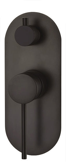 Roul Diverter Shower Mixer Gun Metal