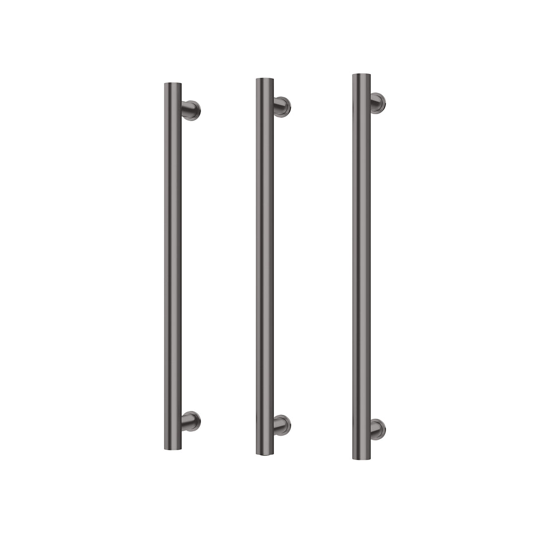 5 Phoenix Heated Triple Towel Rail Round 600mm, Accessories – Pilbara Bathroom Warehouse