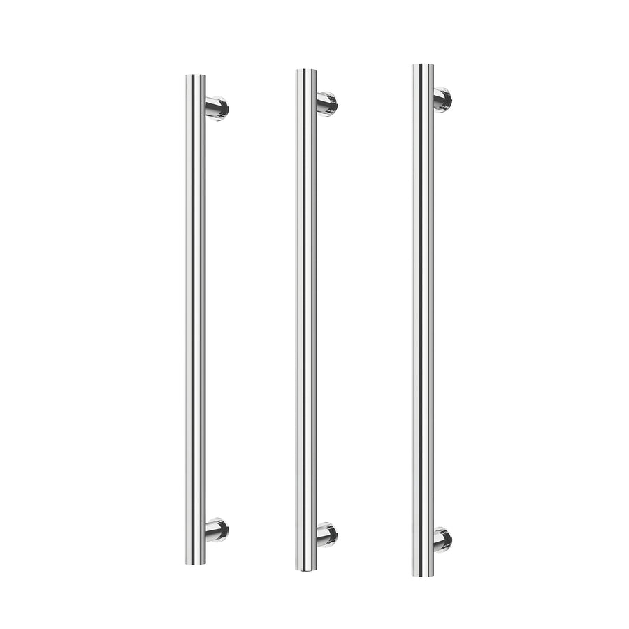 1 Phoenix Heated Triple Towel Rail Round 800mm, Accessories – Pilbara Bathroom Warehouse