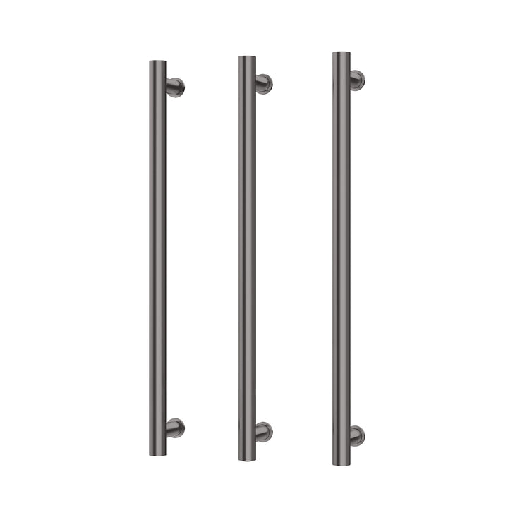 5 Phoenix Heated Triple Towel Rail Round 800mm, Accessories – Pilbara Bathroom Warehouse
