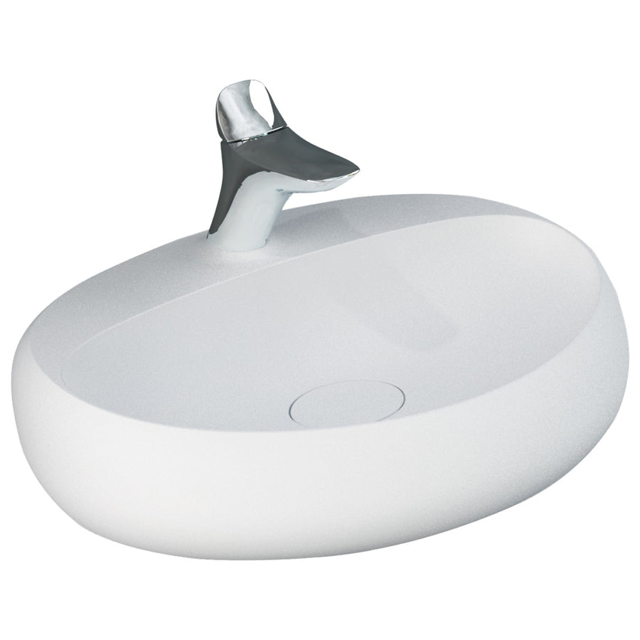 RAK Cloud 650 Wall Basin, Matte White– Pilbara Bathroom Warehouse Perth and regional Western Australia