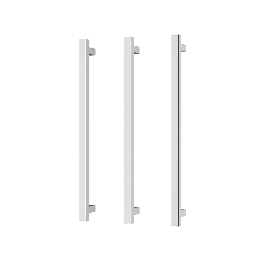 1 Phoenix Heated Triple Towel Rail Square 600mm, Accessories – Pilbara Bathroom Warehouse