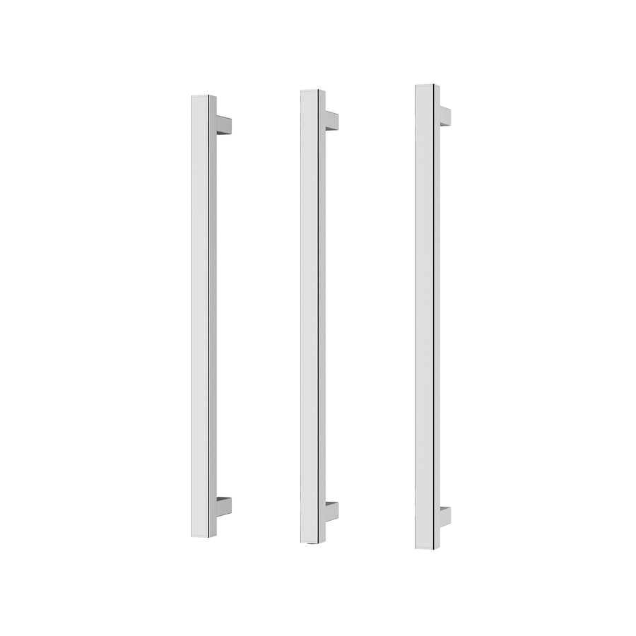1 Phoenix Heated Triple Towel Rail Square 600mm, Accessories – Pilbara Bathroom Warehouse