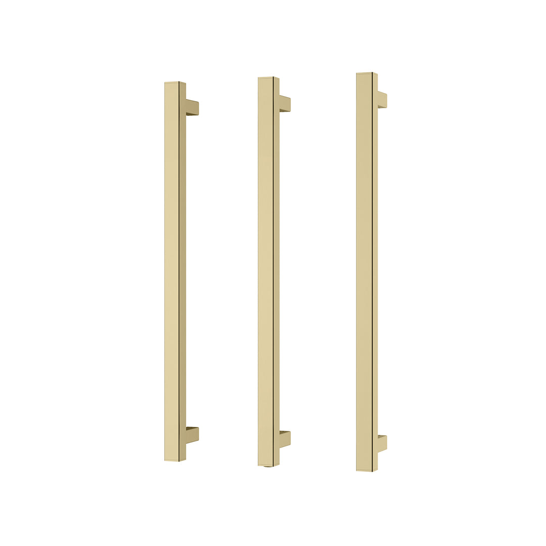 4 Phoenix Heated Triple Towel Rail Square 600mm, Accessories – Pilbara Bathroom Warehouse