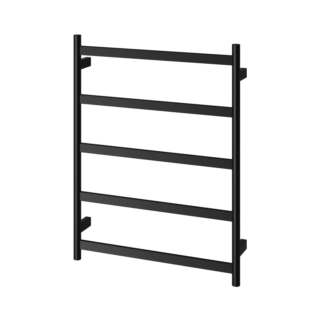 3 Phoenix Five Flat Bar Heated Towel Ladder 550mm x 740mm, Accessories – Pilbara Bathroom Warehouse