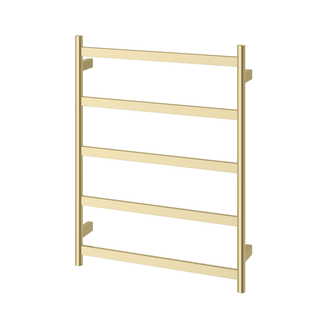 4 Phoenix Five Flat Bar Heated Towel Ladder 550mm x 740mm, Accessories – Pilbara Bathroom Warehouse