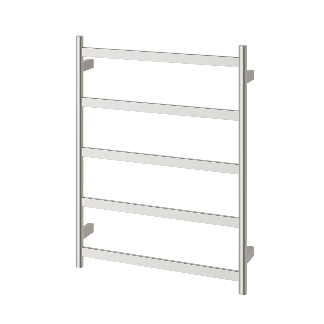 6 Phoenix Five Flat Bar Heated Towel Ladder 550mm x 740mm, Accessories – Pilbara Bathroom Warehouse