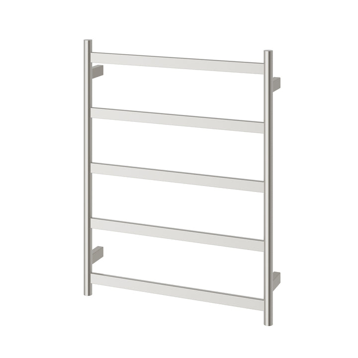 6 Phoenix Five Flat Bar Heated Towel Ladder 550mm x 740mm, Accessories – Pilbara Bathroom Warehouse