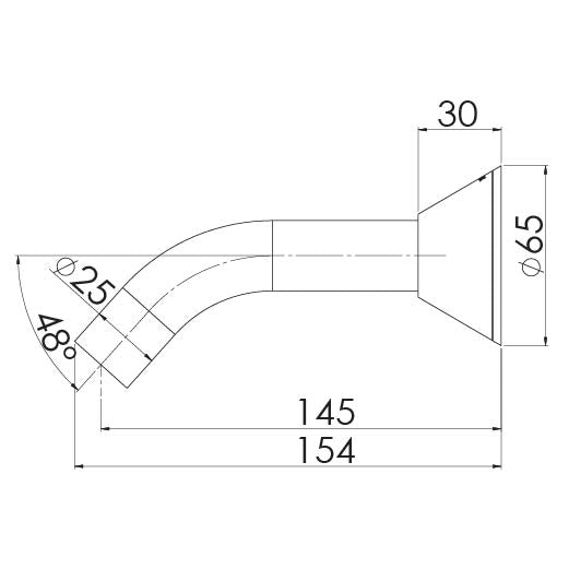 Ivy Bath Outlet 150mm