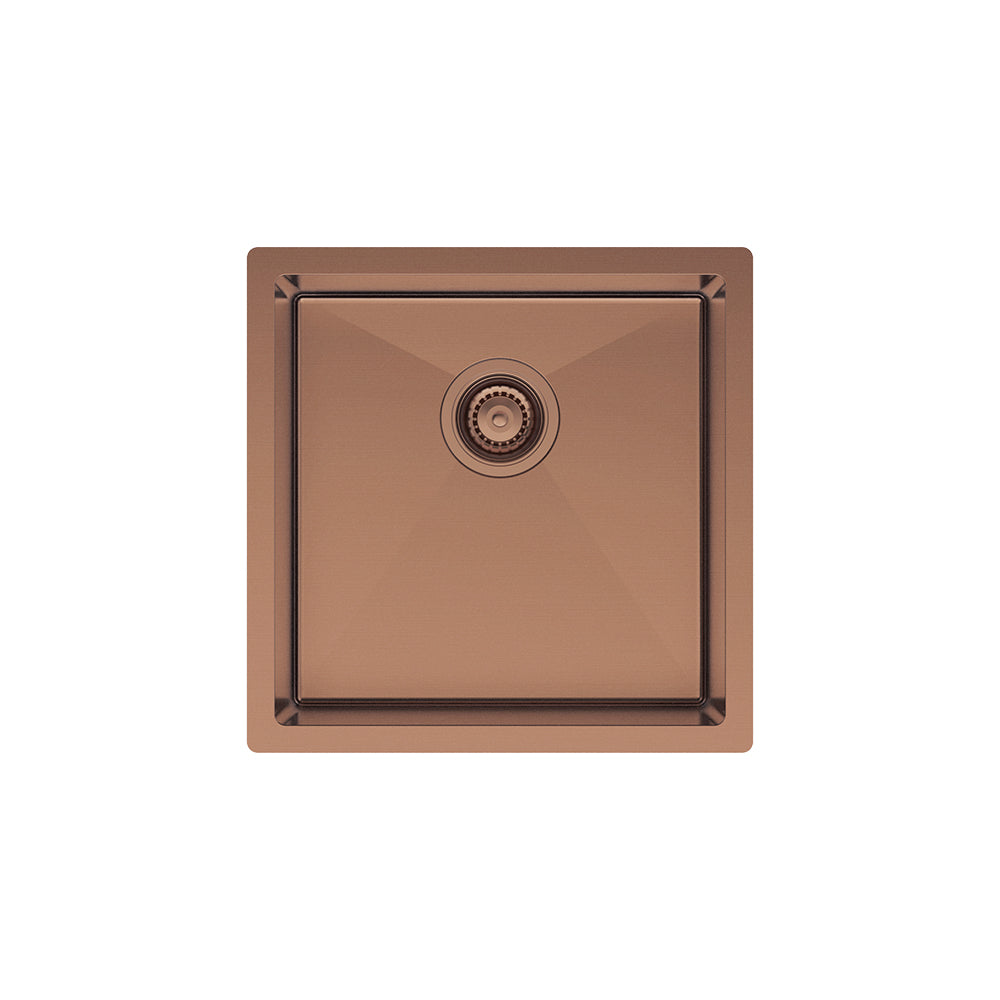 Hana 32L Single Kitchen Sink, Brushed Copper– Pilbara Bathroom Warehouse Perth and regional Western Australia
