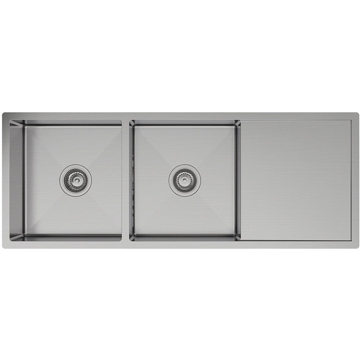 Hana 29L/29L Double Kitchen Sink with Drainer | Pilbara Bathroom Warehouse Perth and regional Western Australia