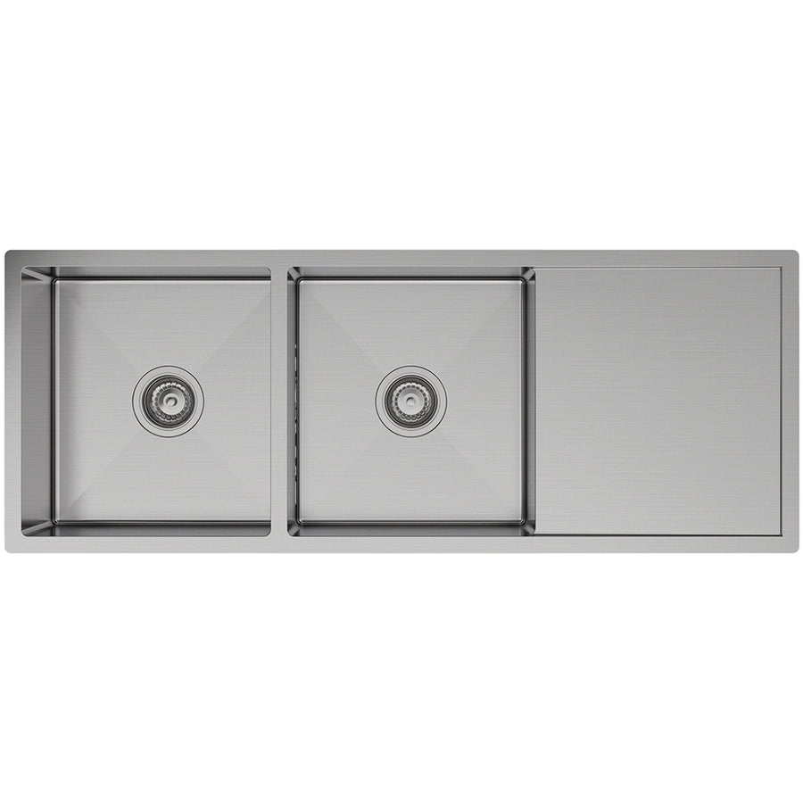 Hana 29L/29L Double Kitchen Sink with Drainer | Pilbara Bathroom Warehouse Perth and regional Western Australia