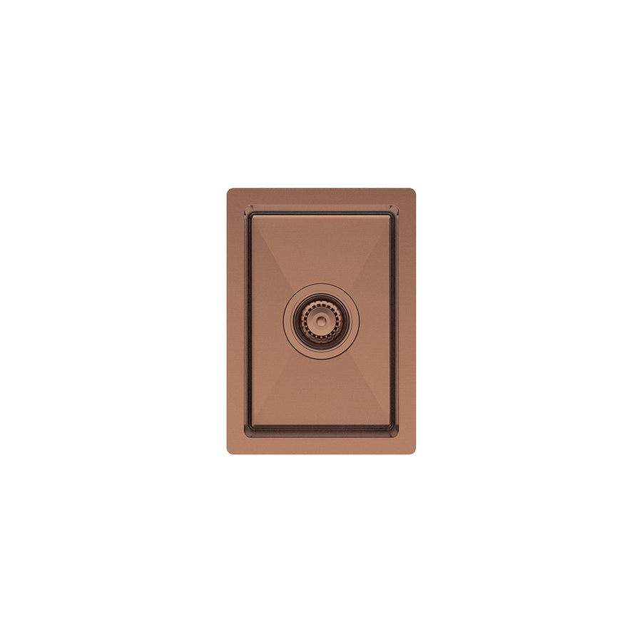 Hana 10L Single Kitchen Sink – Brushed Copper | Pilbara Bathroom Warehouse Perth and regional Western Australia