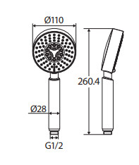 Michelle Shower Multifunction Hand Piece