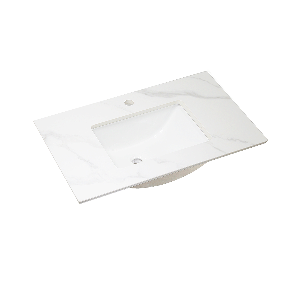 75cm Sintered Stone Vanity Top Single Bowl