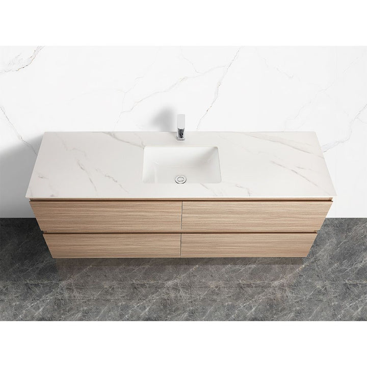75cm Sintered Stone Vanity Top Single Bowl