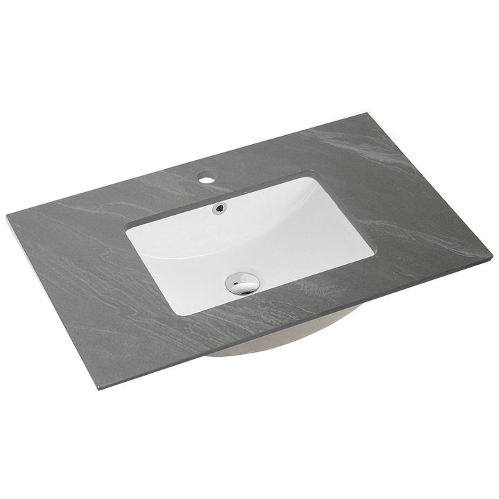 75cm Sintered Stone Vanity Top Single Bowl