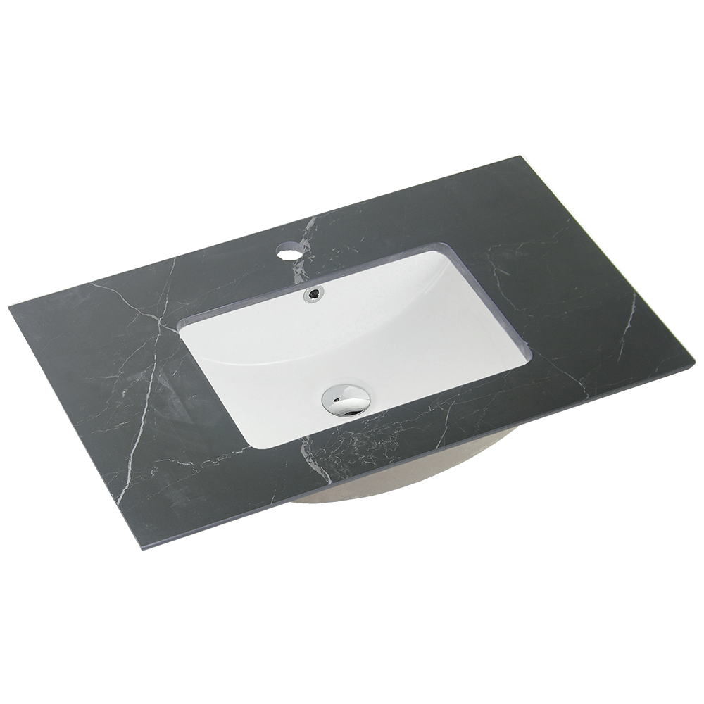 75cm Sintered Stone Vanity Top Single Bowl