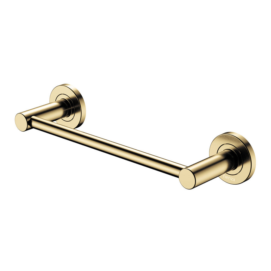 Kaya Single Towel Rail – 300mm, Urban Brass | Pilbara Bathroom Warehouse Perth and regional Western Australia