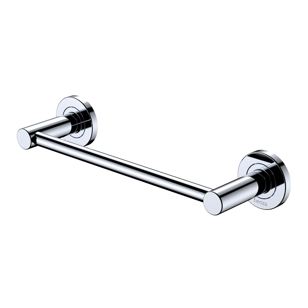 Kaya Single Towel Rail – 300mm, Chrome | Pilbara Bathroom Warehouse Perth and regional Western Australia