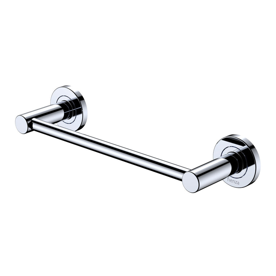 Kaya Single Towel Rail – 300mm, Chrome | Pilbara Bathroom Warehouse Perth and regional Western Australia