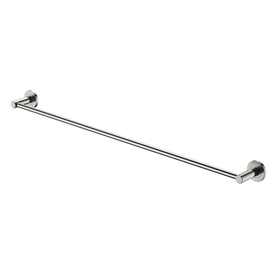 Kaya Single Towel Rail – 900mm, Brushed Nickel | Pilbara Bathroom Warehouse Perth and regional Western Australia