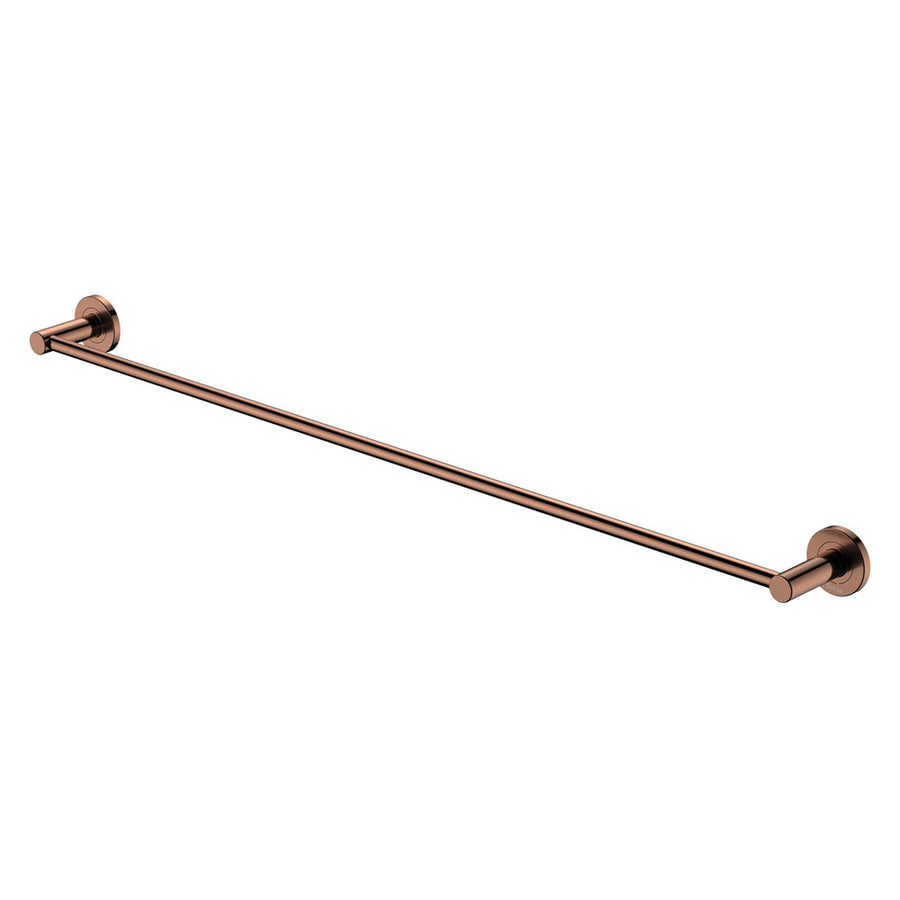 Kaya Single Towel Rail – 900mm, Brushed Copper | Pilbara Bathroom Warehouse Perth and regional Western Australia