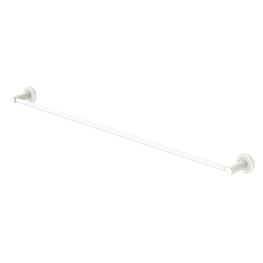 Kaya Single Towel Rail – 900mm, Matte White | Pilbara Bathroom Warehouse Perth and regional Western Australia