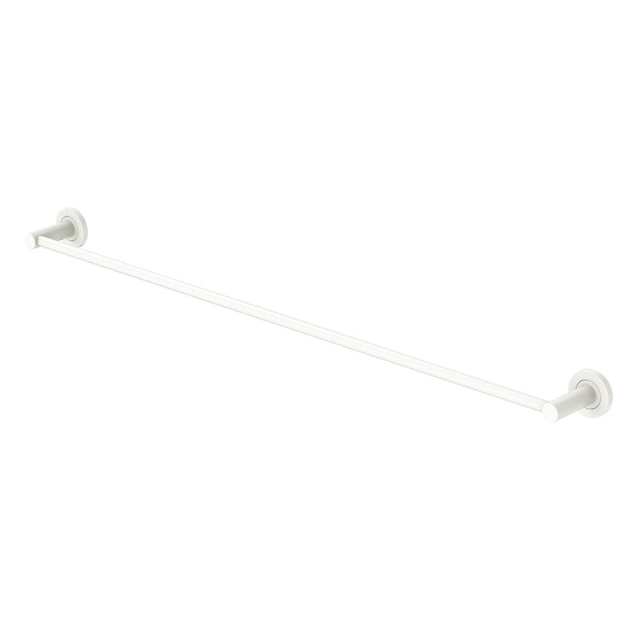 Kaya Single Towel Rail – 900mm, Matte White | Pilbara Bathroom Warehouse Perth and regional Western Australia