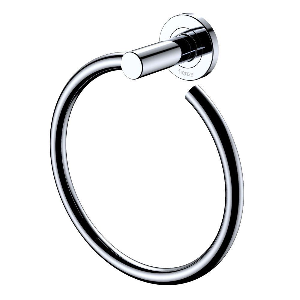 Kaya Hand Towel Ring – Chrome | Pilbara Bathroom Warehouse Perth and regional Western Australia